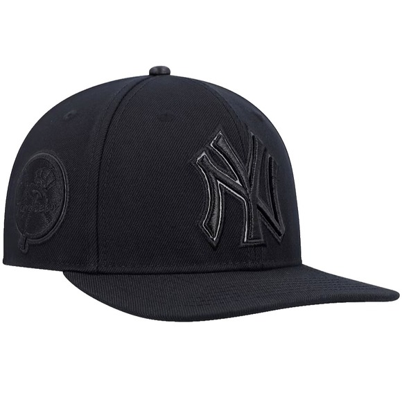 MLB Pro Other - New York Yankees Hat Men's Triple Black Adjustable Baseball Cap NWT Snapback Hat